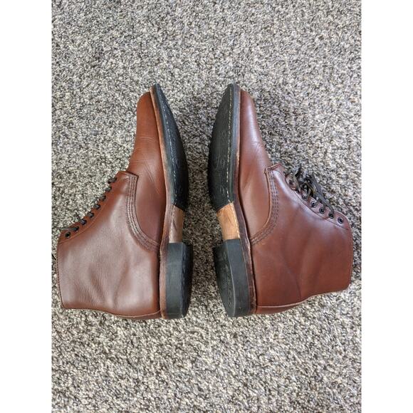 Red Wing Heritage 9435 Brown Leather Teak Williston Size 10.5D Dress Boots Rare main image 13